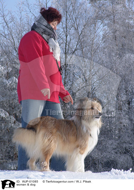 woman & dog / WJP-01085