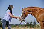 woman with horse