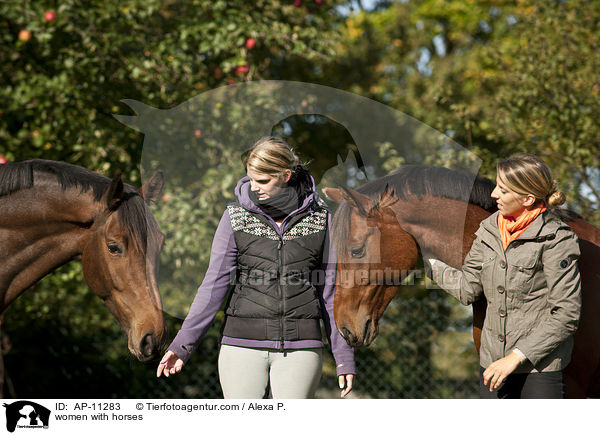 women with horses / AP-11283