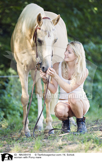 woman with Pony mare / NN-06416