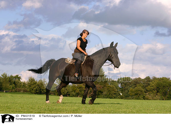 Reiterin / horsewoman / PM-01519