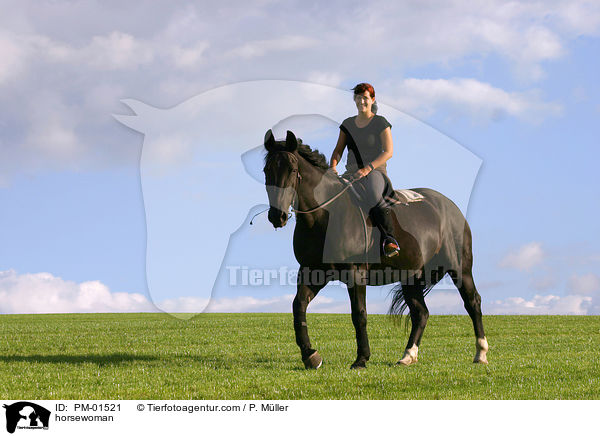 Reiterin / horsewoman / PM-01521