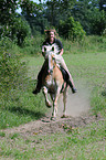 riding woman