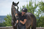 woman with Hanoverian Horse