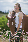 woman with Hanoverian Horse