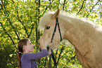 girl with Icelandic Horse