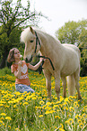 girl with Icelandic Horse