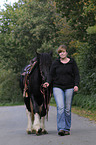 woman with Irish Tinker