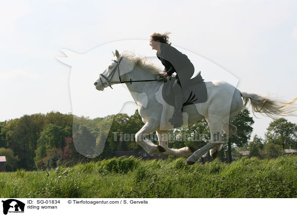 riding woman / SG-01834