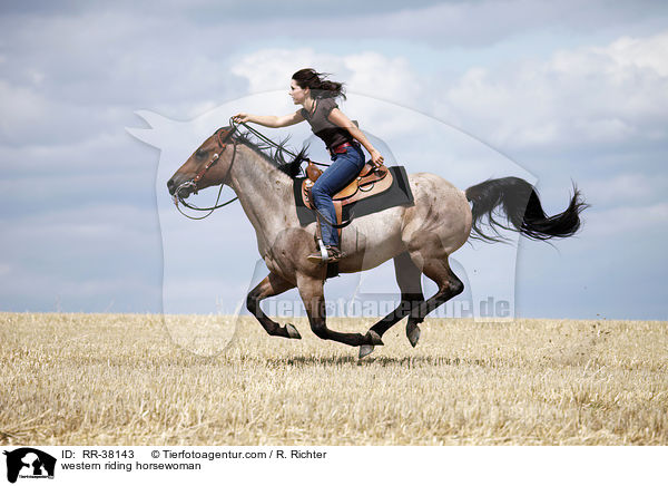 western riding horsewoman / RR-38143