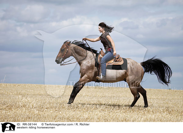 western riding horsewoman / RR-38144