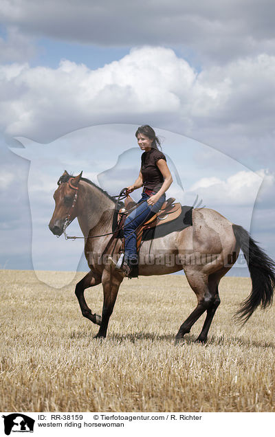 Westernreiterin / western riding horsewoman / RR-38159