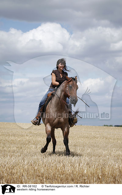 Westernreiterin / western riding horsewoman / RR-38162