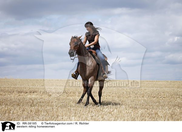 Westernreiterin / western riding horsewoman / RR-38185