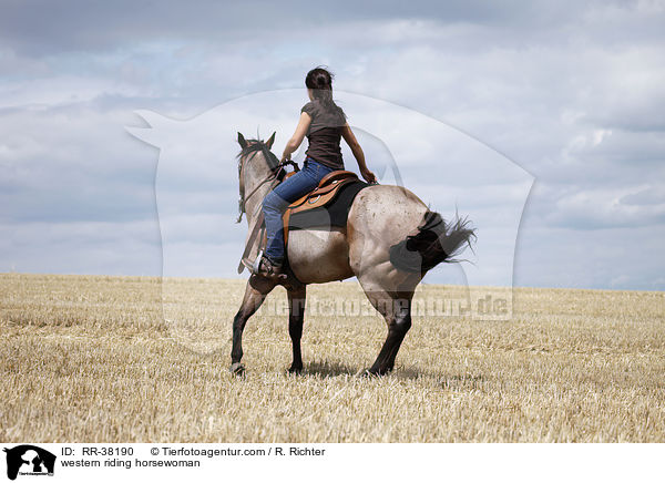 Westernreiterin / western riding horsewoman / RR-38190