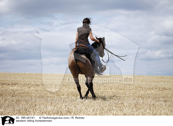 Westernreiterin / western riding horsewoman / RR-38191