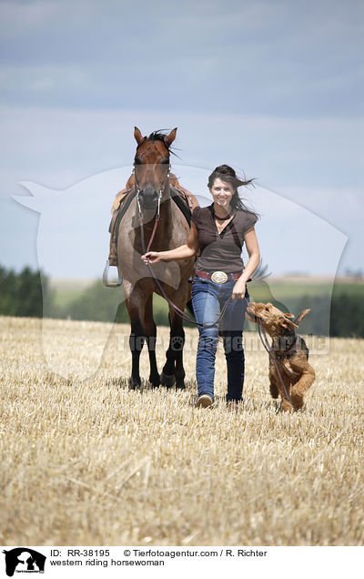 western riding horsewoman / RR-38195