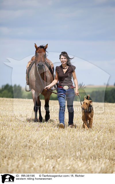 western riding horsewoman / RR-38196