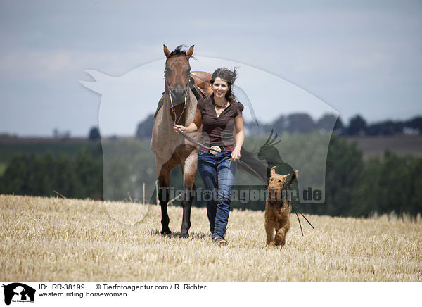 western riding horsewoman / RR-38199
