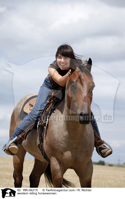 western riding horsewoman / RR-38215