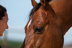 woman with Quarter Horse