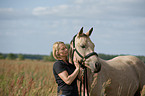 woman with Quarter Horse