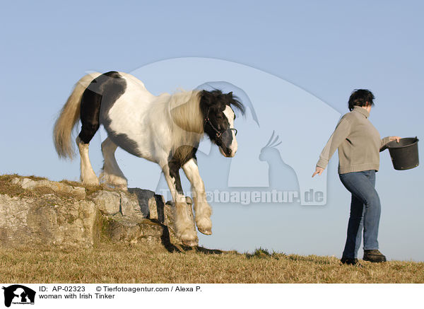 woman with Irish Tinker / AP-02323