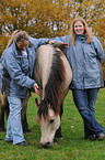 young woman with Welsh Cob