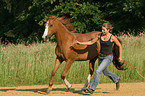 woman with horse